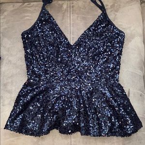 A cute backless party top